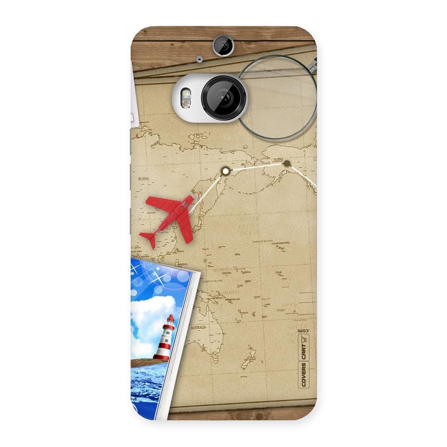 Summer Travel Back Case for HTC One M9 Plus