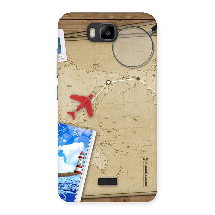 Summer Travel Back Case for Honor Bee