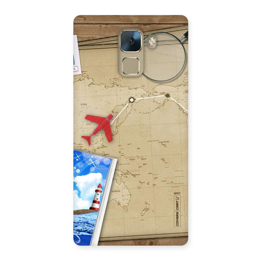 Summer Travel Back Case for Huawei Honor 7