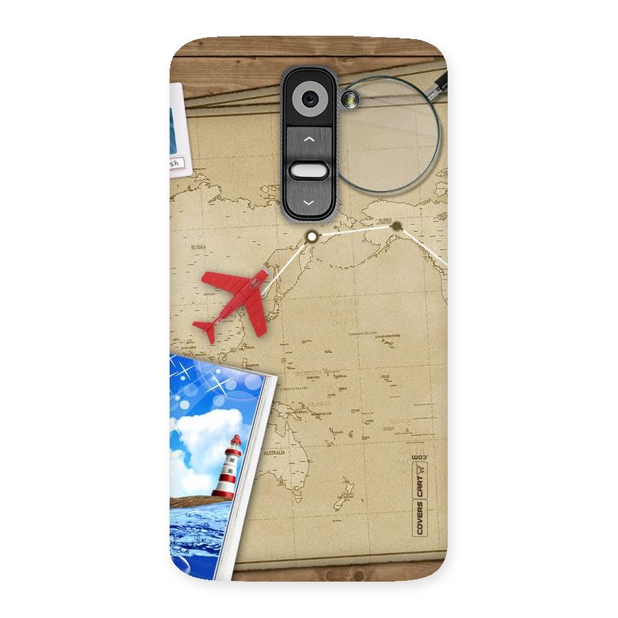 Summer Travel Back Case for LG G2