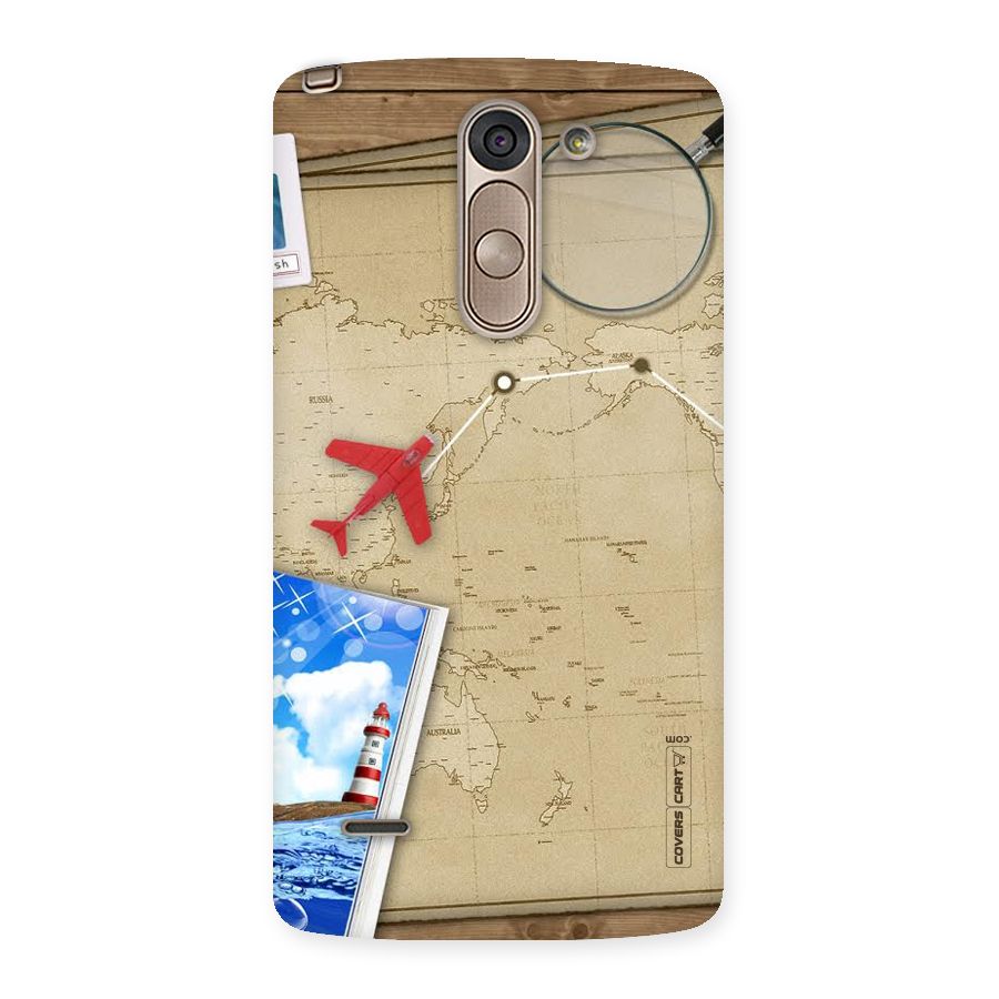 Summer Travel Back Case for LG G3 Stylus