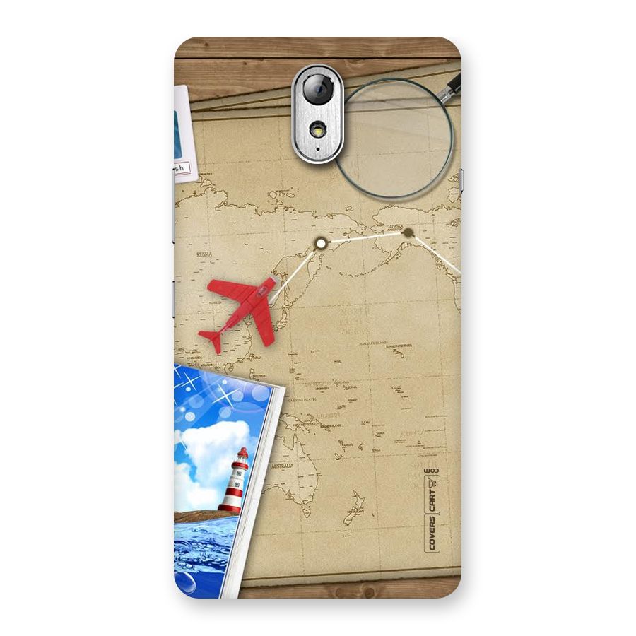 Summer Travel Back Case for Lenovo Vibe P1M