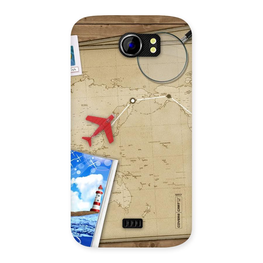 Summer Travel Back Case for Micromax Canvas 2 A110