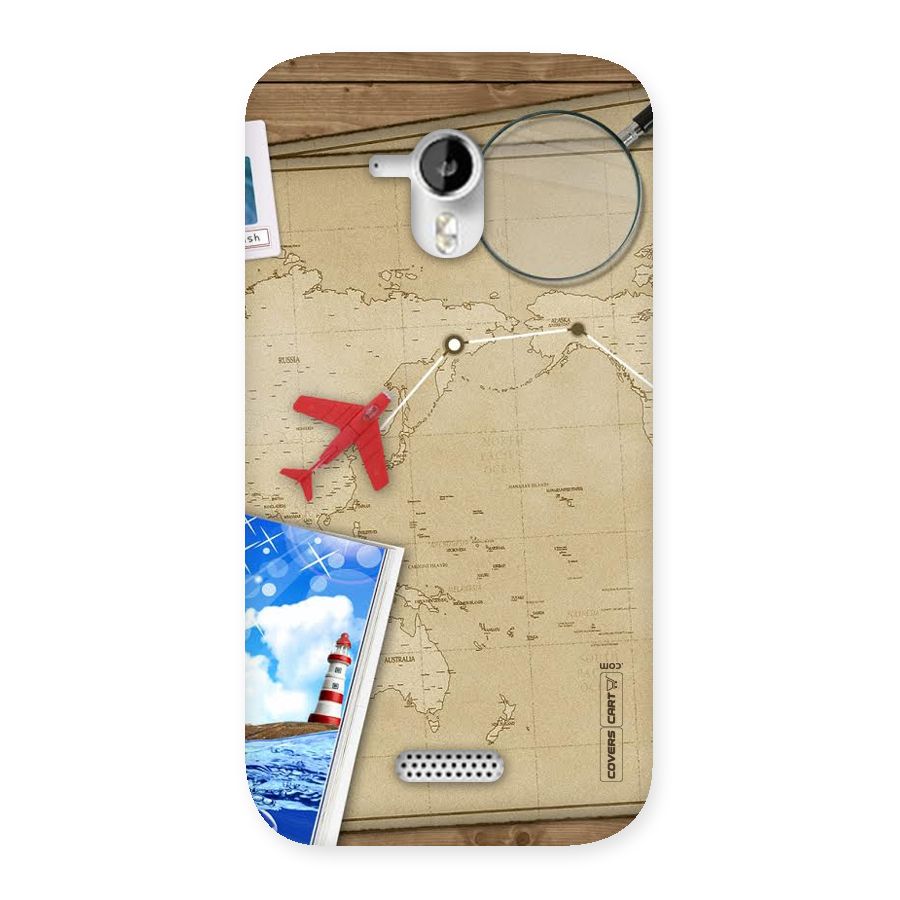 Summer Travel Back Case for Micromax Canvas HD A116