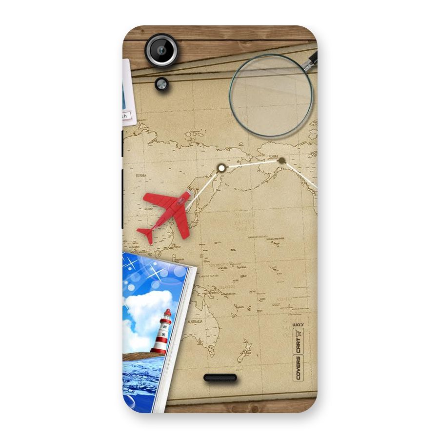 Summer Travel Back Case for Micromax Canvas Selfie Lens Q345