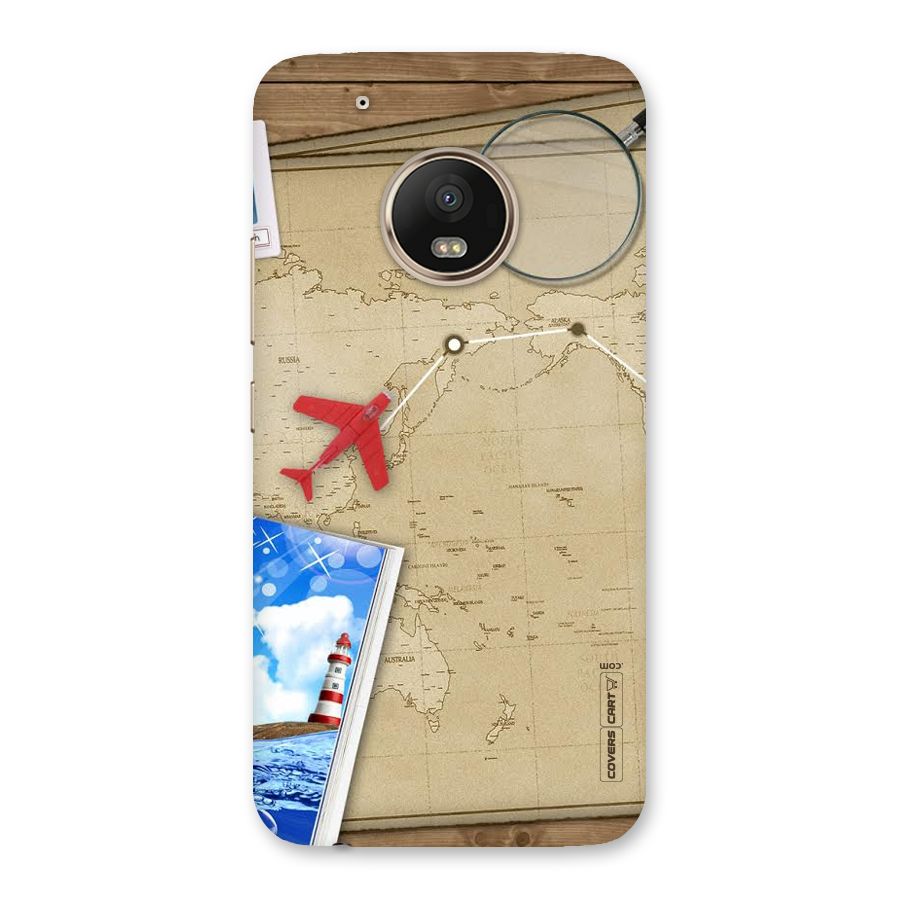 Summer Travel Back Case for Moto G5 Plus