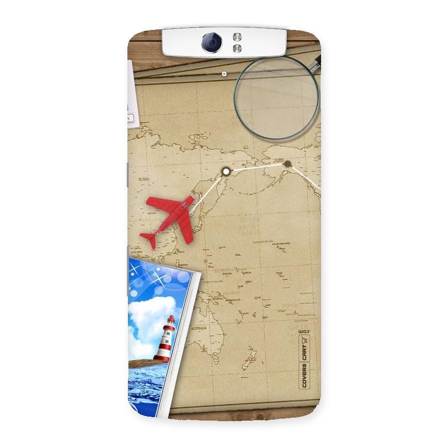 Summer Travel Back Case for Oppo N1