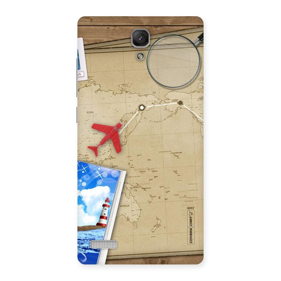 Summer Travel Back Case for Redmi Note