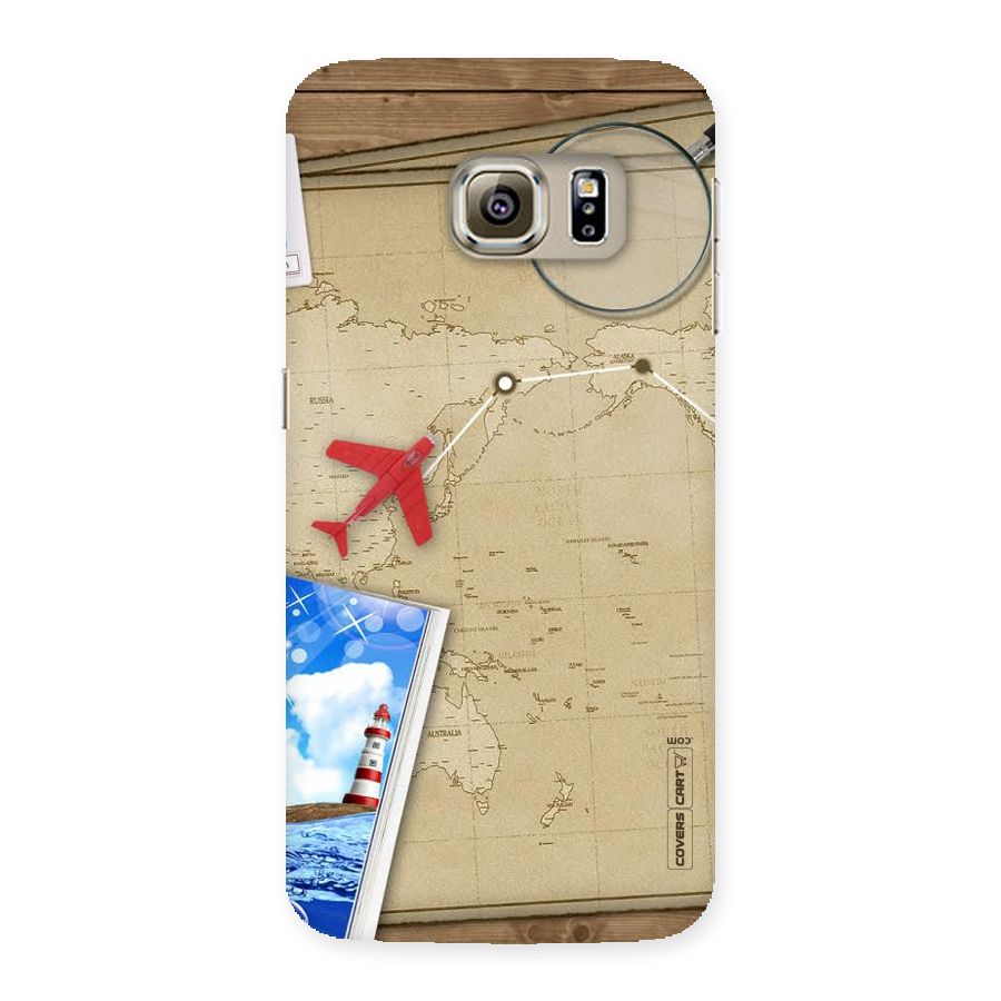 Summer Travel Back Case for Samsung Galaxy S6 Edge