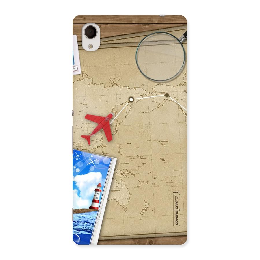 Summer Travel Back Case for Sony Xperia M4