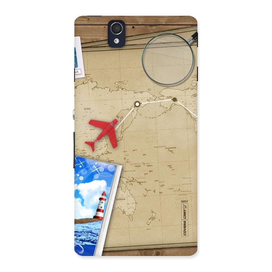 Summer Travel Back Case for Sony Xperia Z