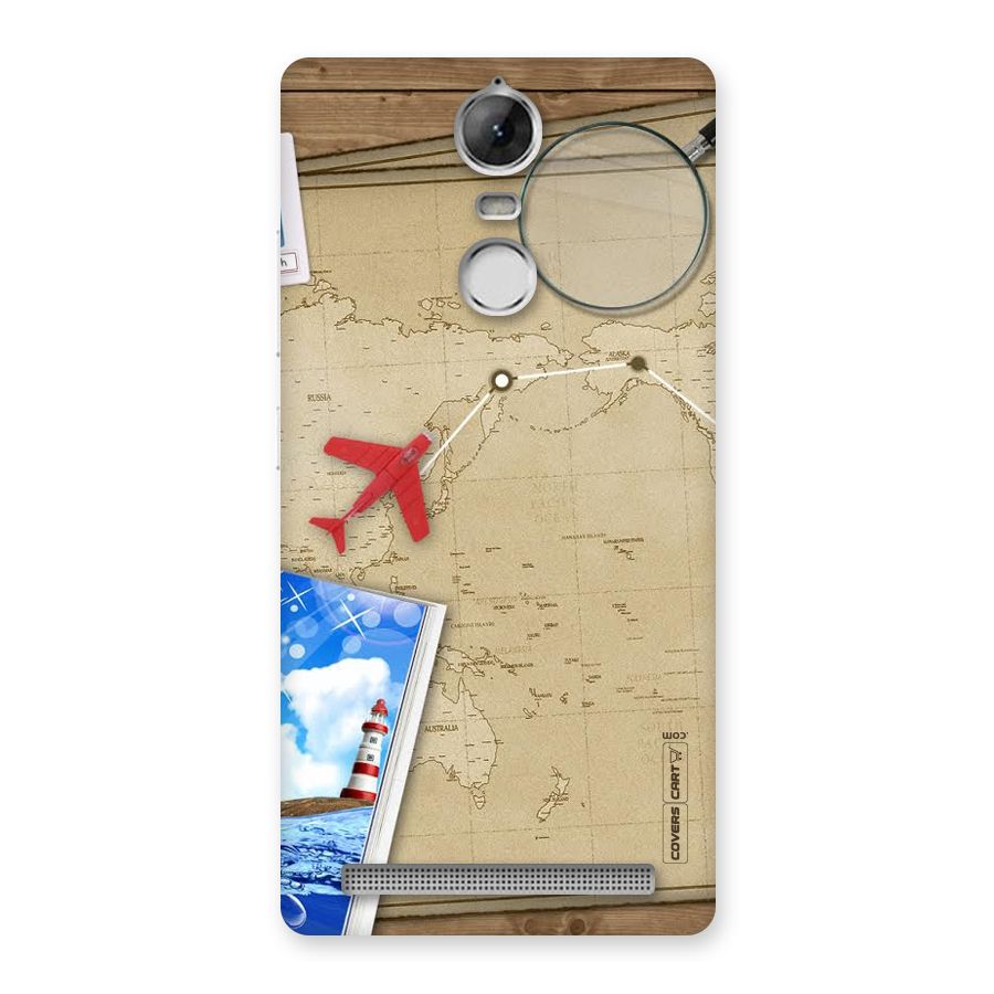 Summer Travel Back Case for Vibe K5 Note