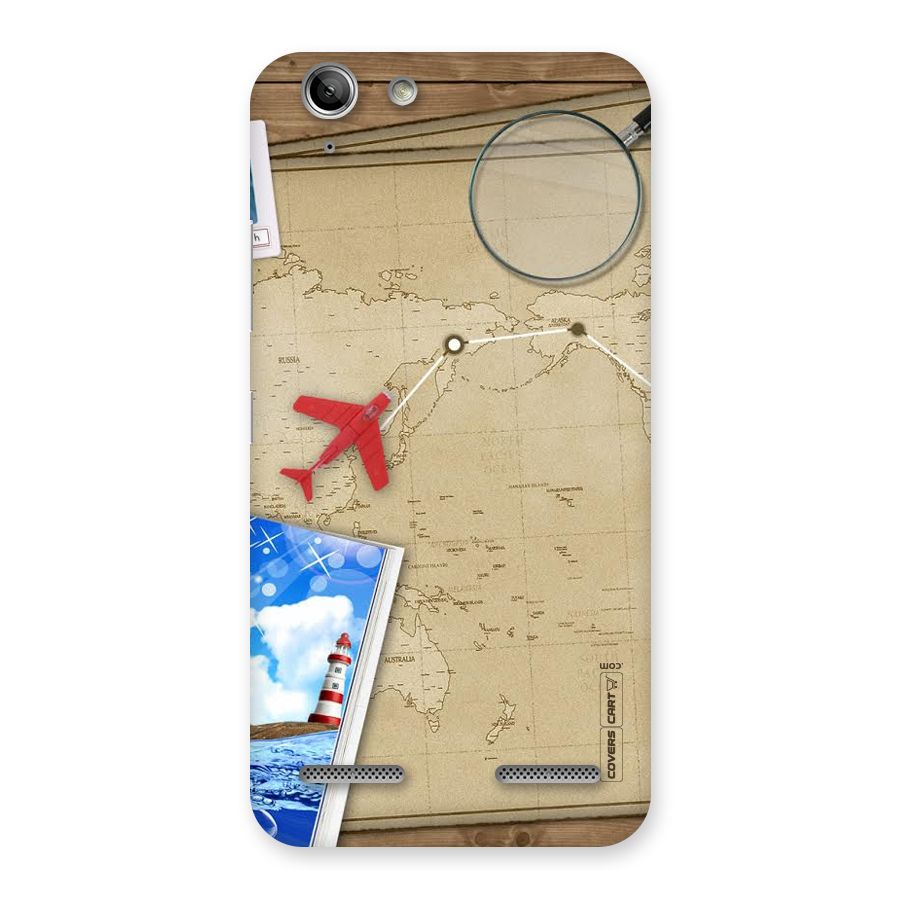 Summer Travel Back Case for Vibe K5 Plus