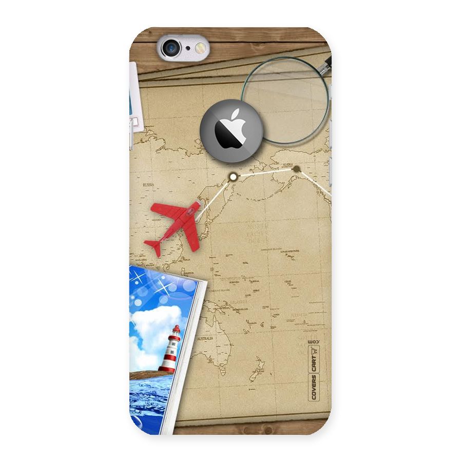 Summer Travel Back Case for iPhone 6 Logo Cut