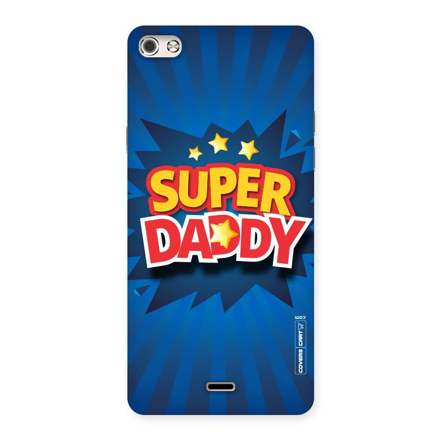 Super Daddy Back Case for Micromax Canvas Silver 5