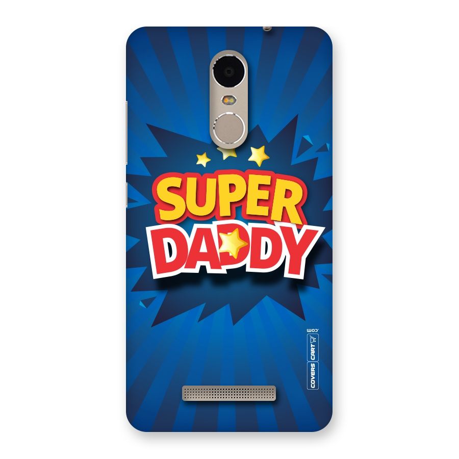 Super Daddy Back Case for Xiaomi Redmi Note 3