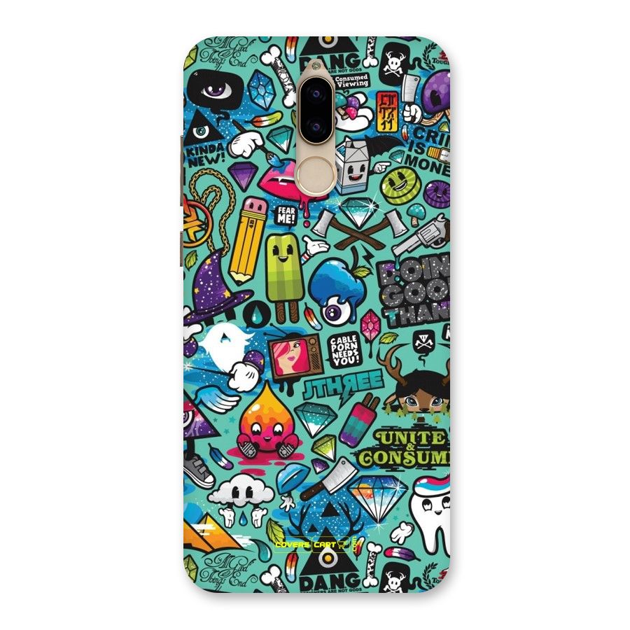 Sweet Candies Back Case for Honor 9i
