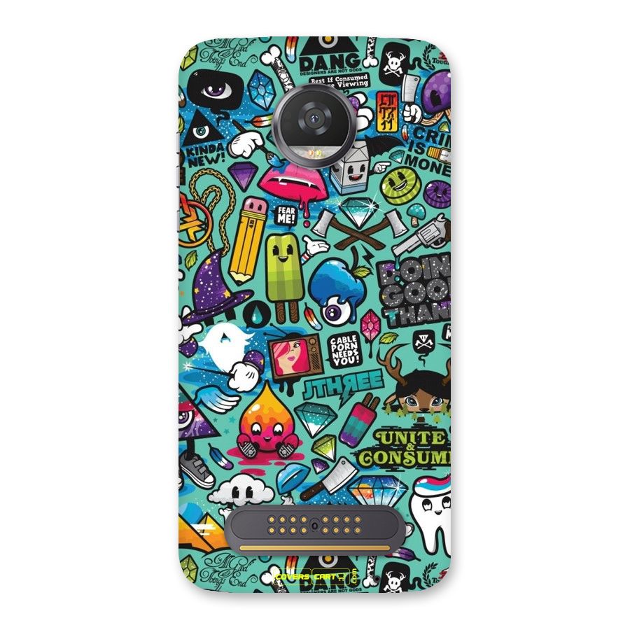 Sweet Candies Back Case for Moto Z2 Play