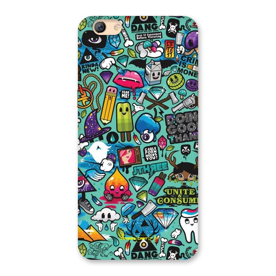 Sweet Candies Back Case for Oppo F3 Plus