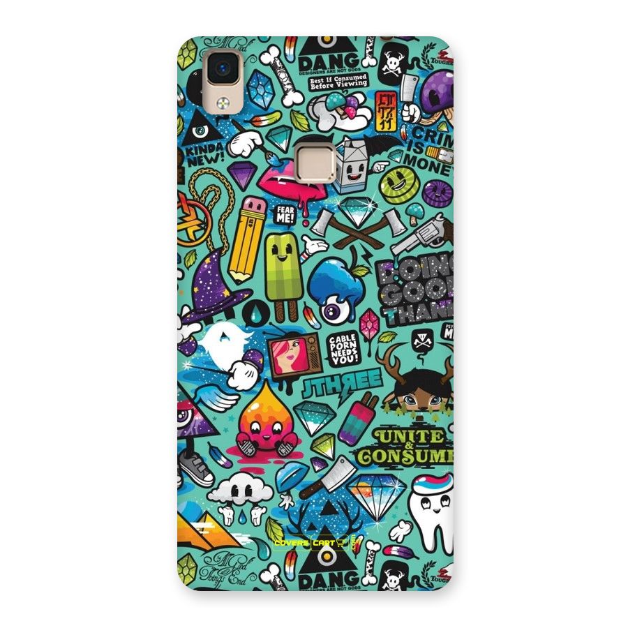 Sweet Candies Back Case for V3 Max