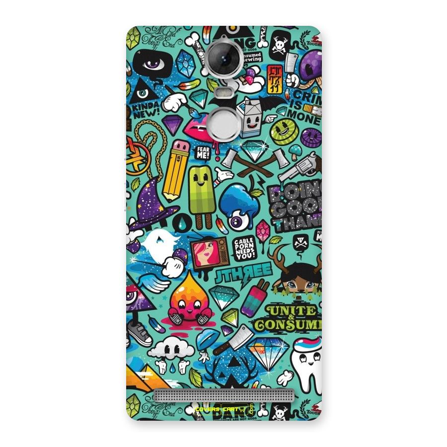 Sweet Candies Back Case for Vibe K5 Note