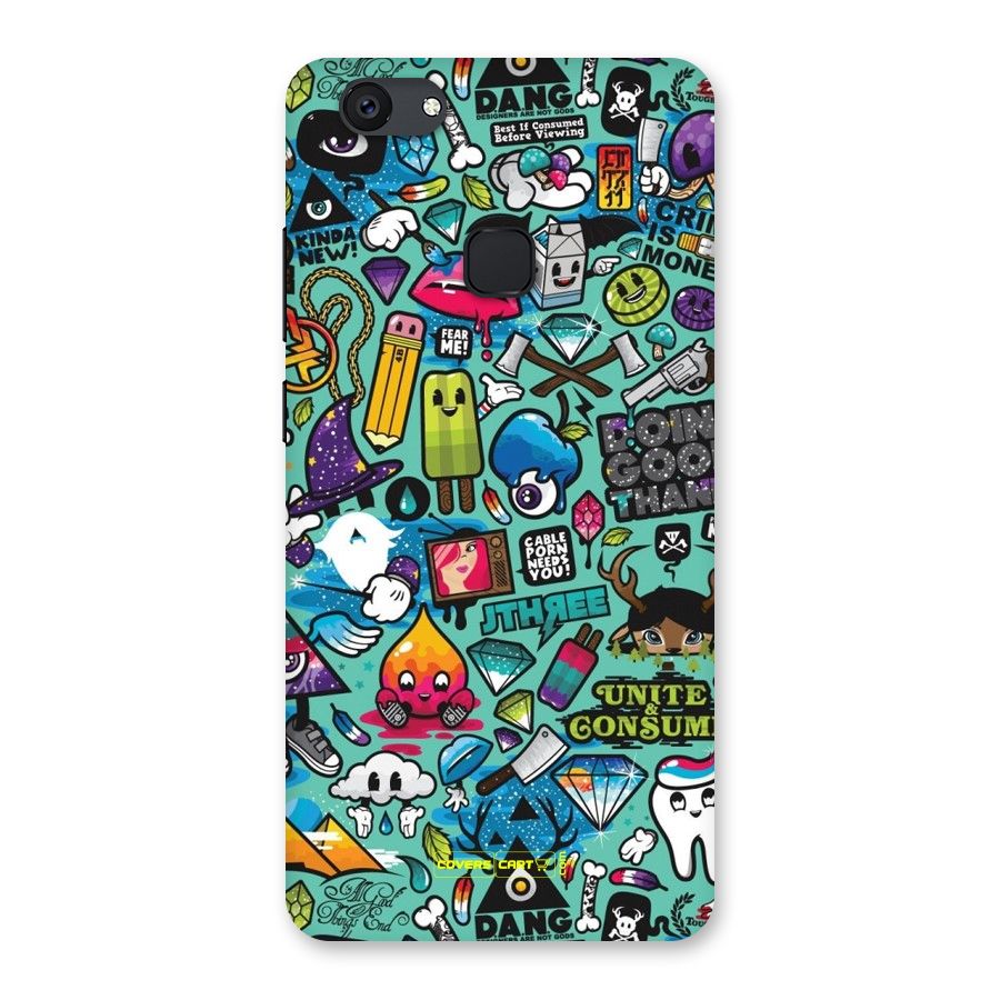 Sweet Candies Back Case for Vivo V7 Plus