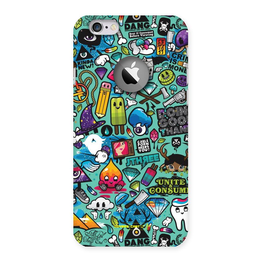 Sweet Candies Back Case for iPhone 6 Logo Cut
