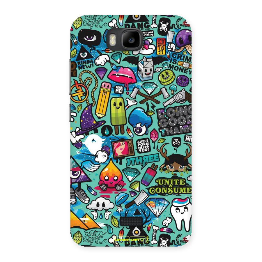 Sweet Candies Back Case for Honor Bee