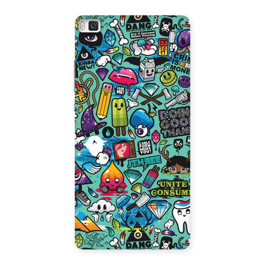 Sweet Candies Back Case for Huawei P8