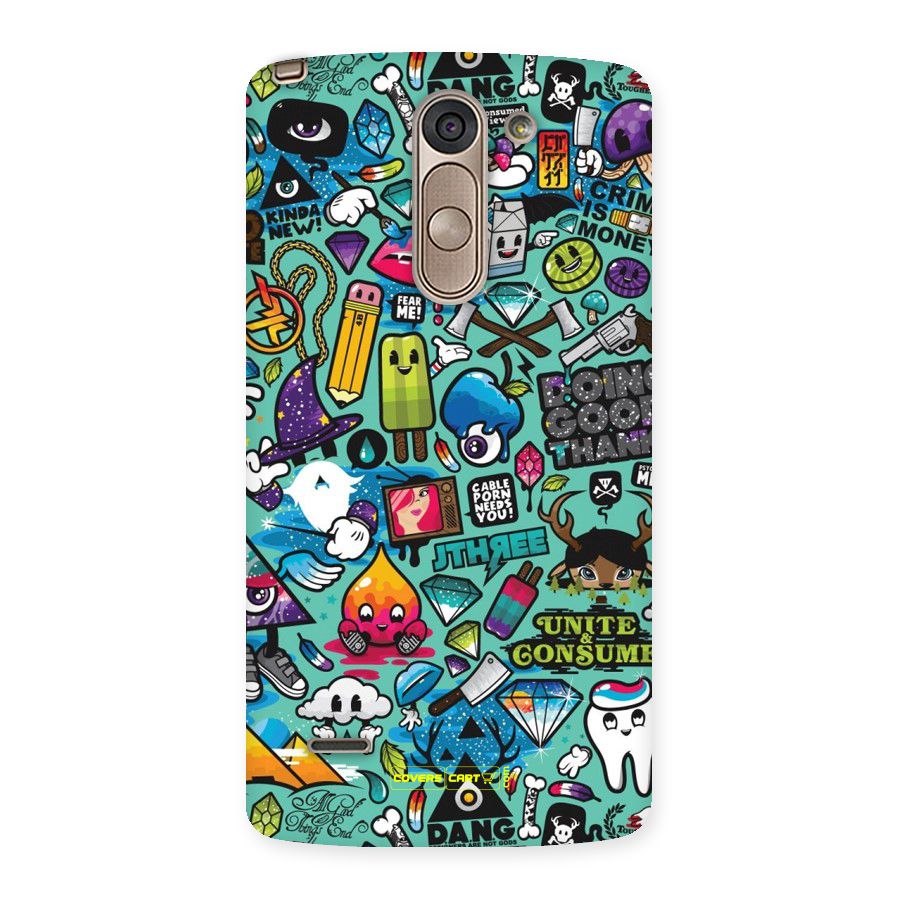 Sweet Candies Back Case for LG G3 Stylus