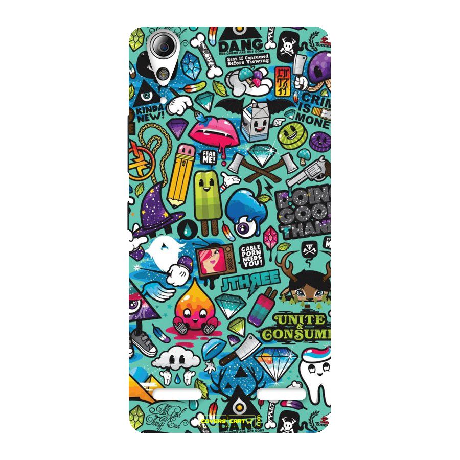 Sweet Candies Back Case for Lenovo A6000 Plus