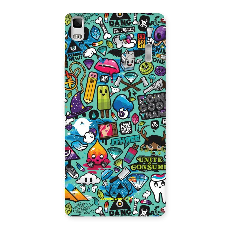 Sweet Candies Back Case for Lenovo K3 Note