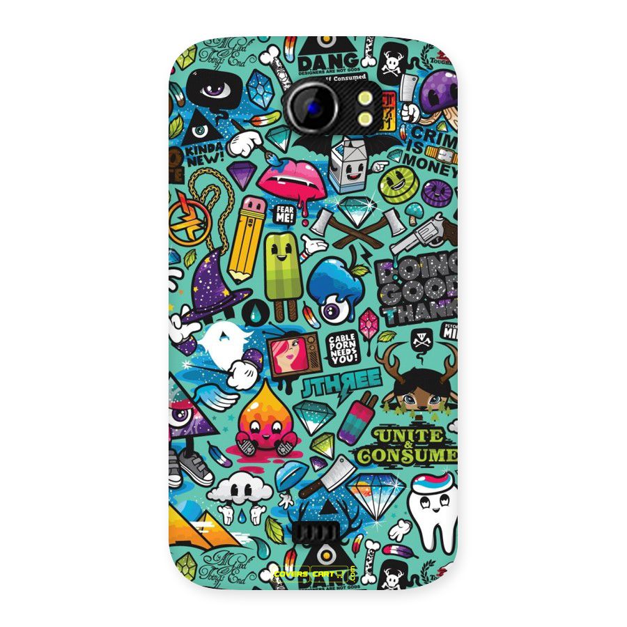 Sweet Candies Back Case for Micromax Canvas 2 A110