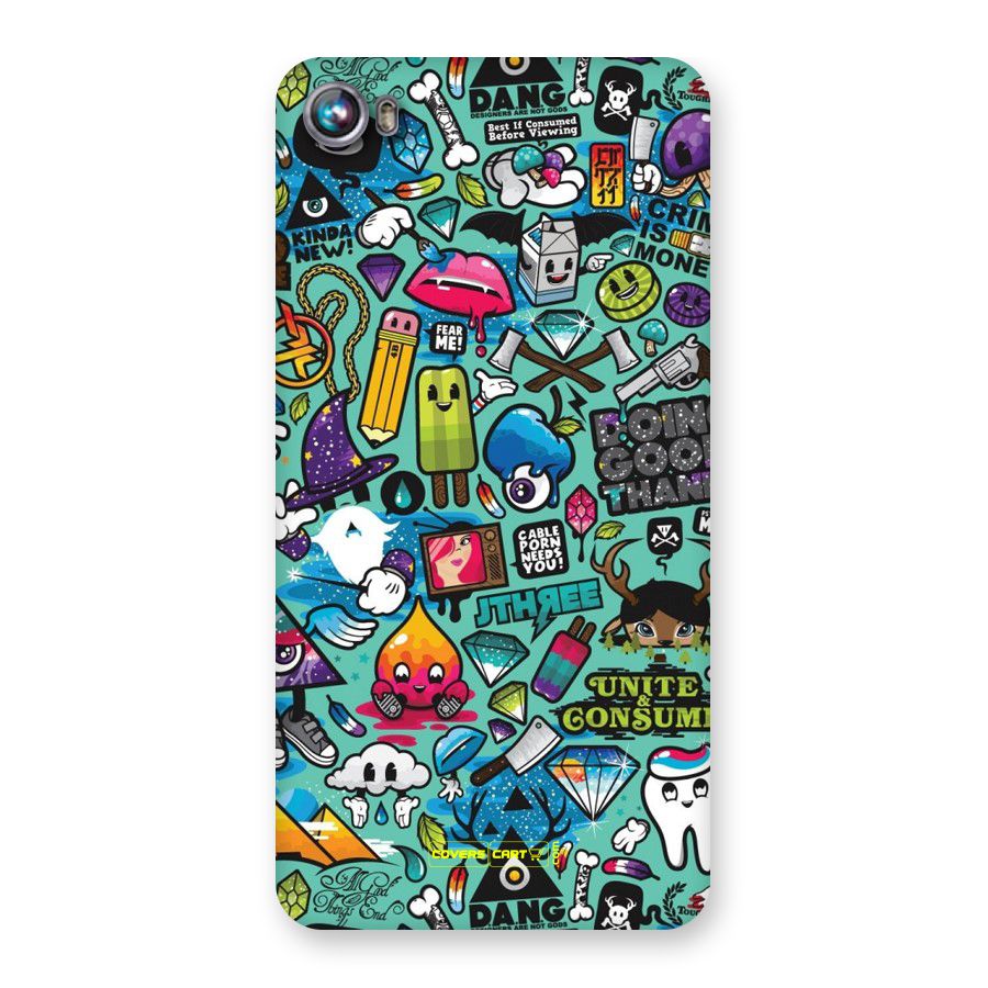 Sweet Candies Back Case for Micromax Canvas Fire 4 A107