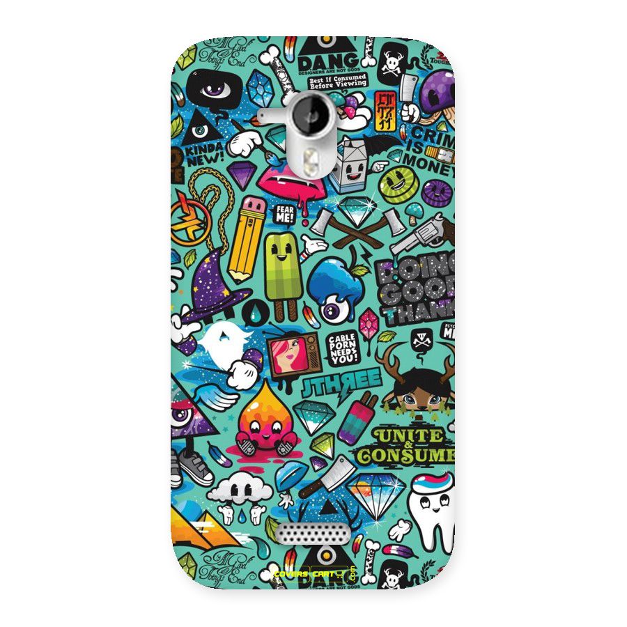 Sweet Candies Back Case for Micromax Canvas HD A116