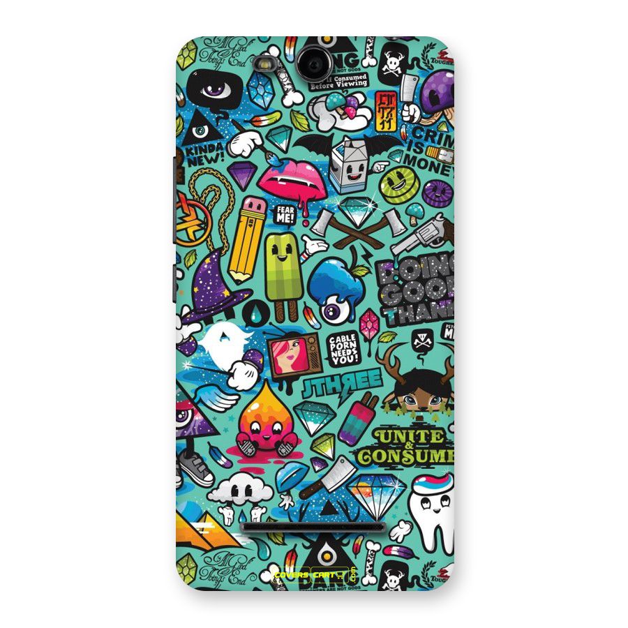 Sweet Candies Back Case for Micromax Canvas Juice 3 Q392