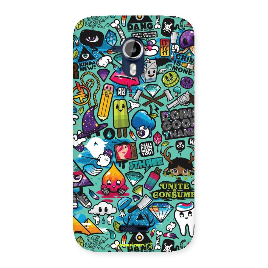Sweet Candies Back Case for Micromax Canvas Magnus A117