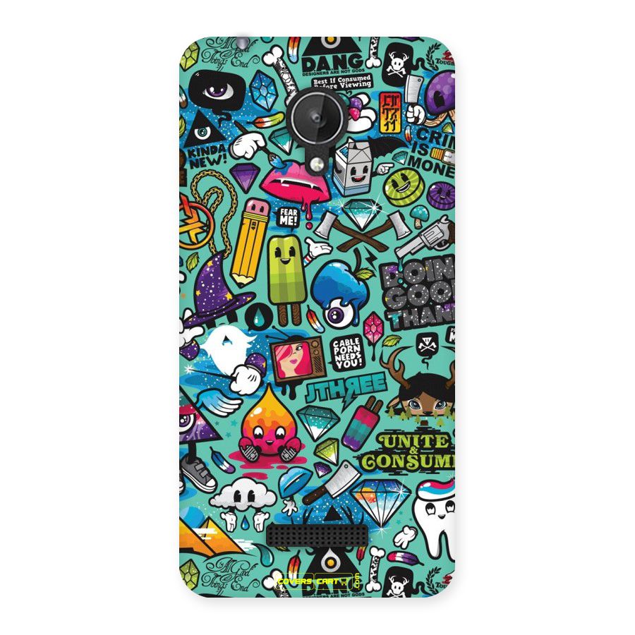 Sweet Candies Back Case for Micromax Canvas Spark Q380