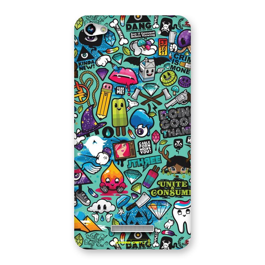 Sweet Candies Back Case for Micromax Hue 2