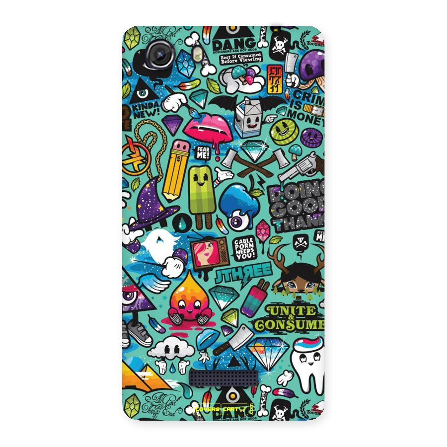 Sweet Candies Back Case for Micromax Unite 3