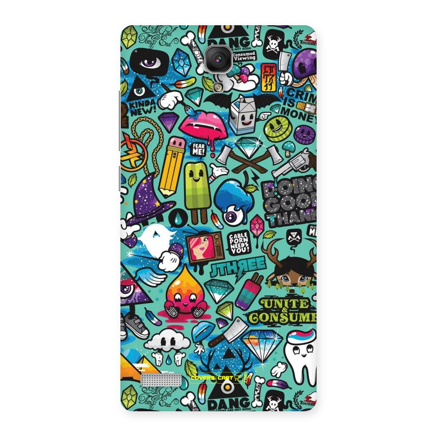 Sweet Candies Back Case for Redmi Note
