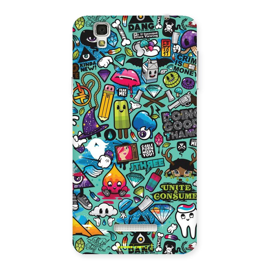Sweet Candies Back Case for YU Yureka Plus