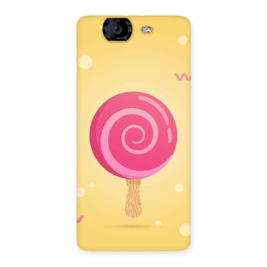 Swirl Ice Cream Back Case for Canvas Knight A350