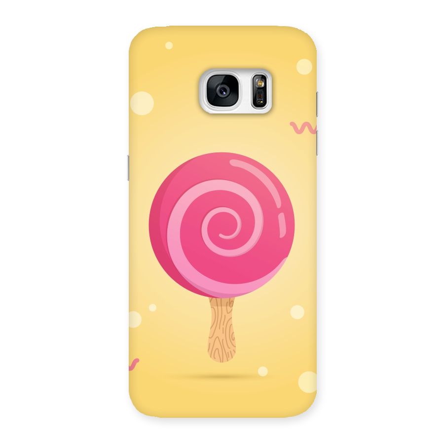 Swirl Ice Cream Back Case for Galaxy S7 Edge