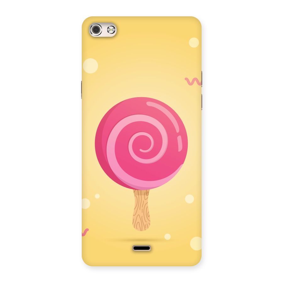 Swirl Ice Cream Back Case for Micromax Canvas Silver 5