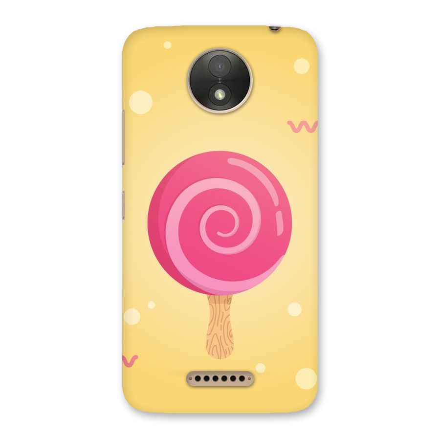 Swirl Ice Cream Back Case for Moto C Plus