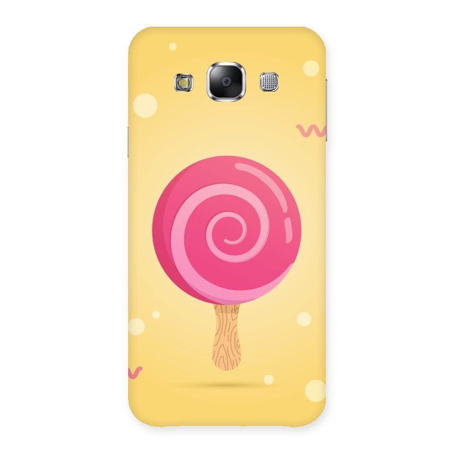 Swirl Ice Cream Back Case for Samsung Galaxy E5