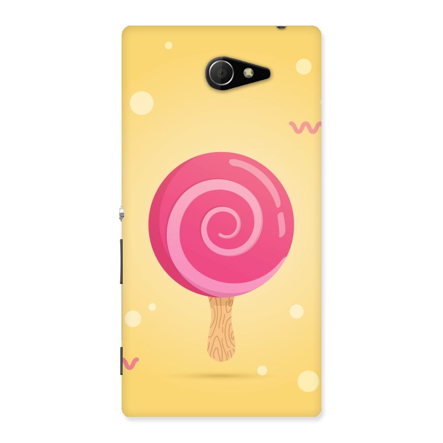 Swirl Ice Cream Back Case for Sony Xperia M2