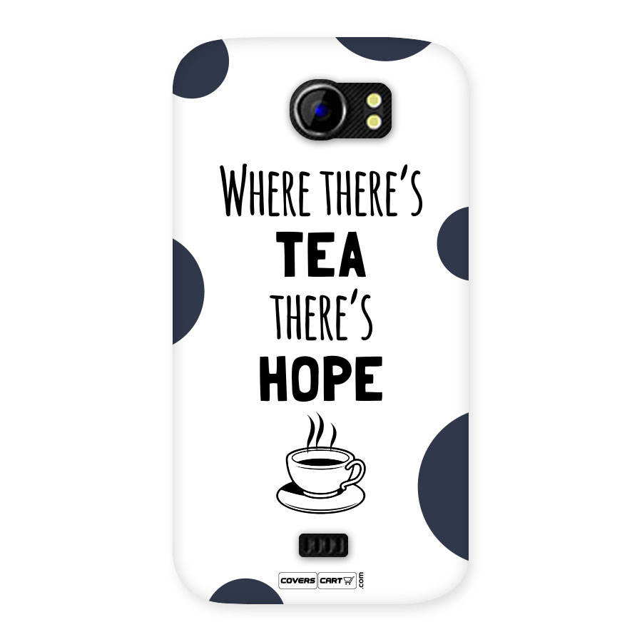 Tea Hope Back Case for Micromax Canvas 2 A110