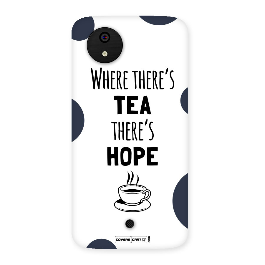 Tea Hope Back Case for Micromax Canvas A1